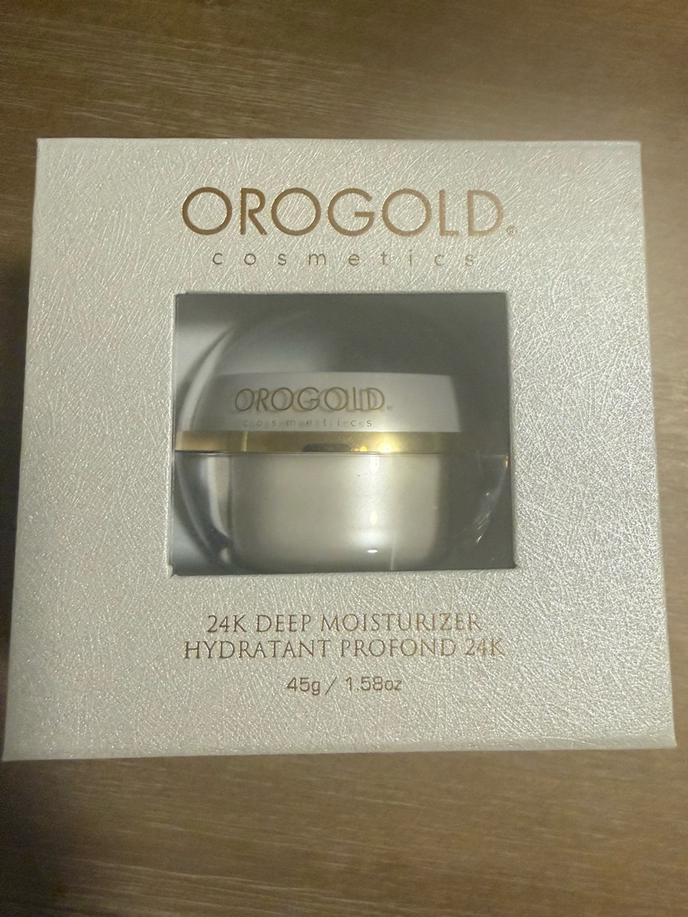 24K Deep Moisturizer - White & Gold